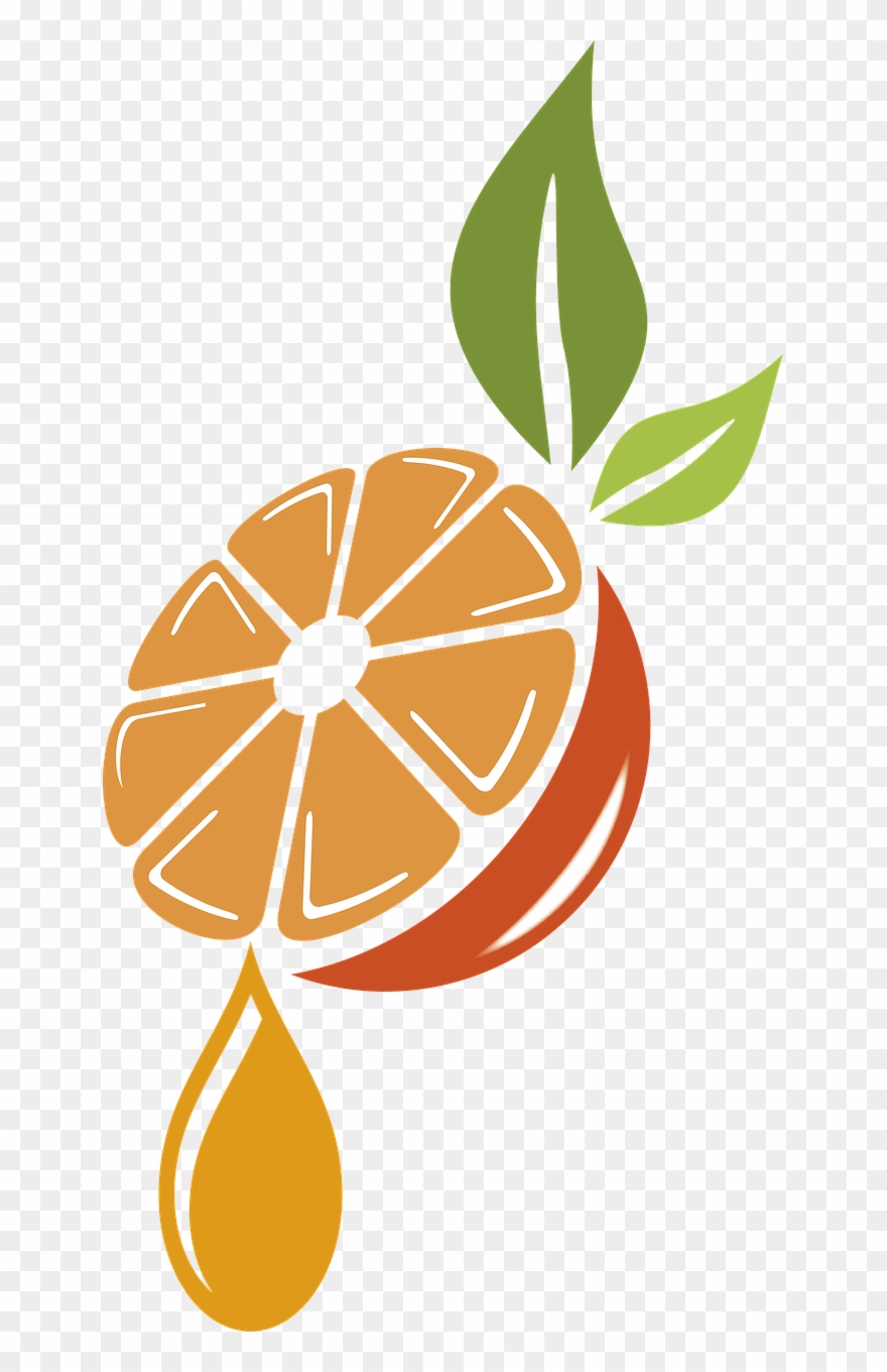 Orange Leaves Drop Clipart