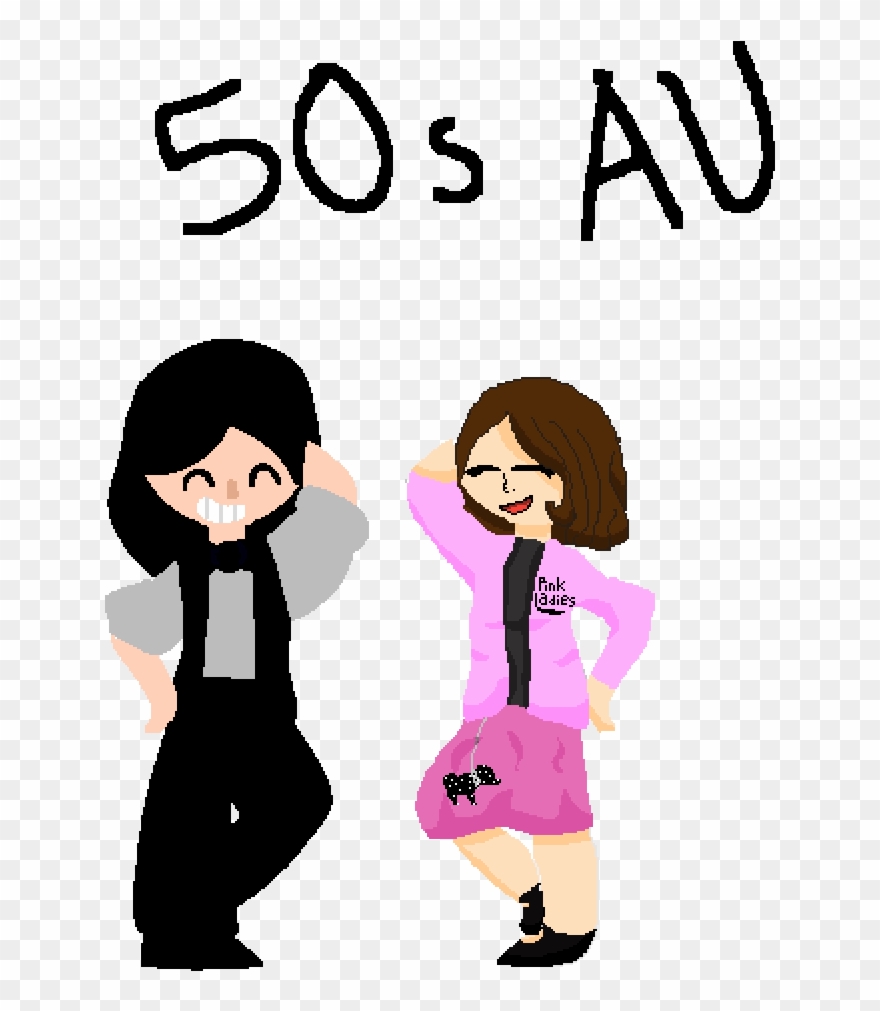 50's Au Collab Clipart
