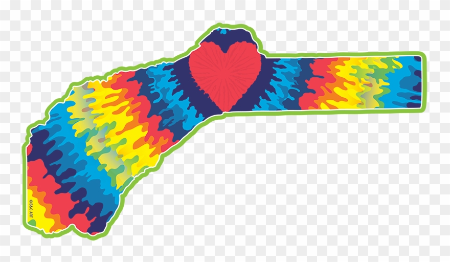 Image Of Tiedye Nevada County Outline With Heart Clipart