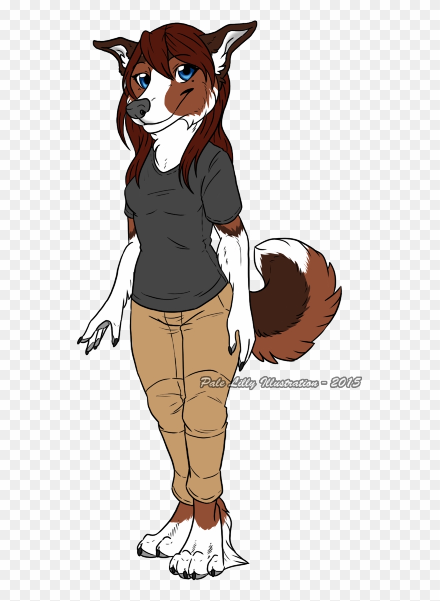 Australian Shepherd Clipart Anthro - Png Download