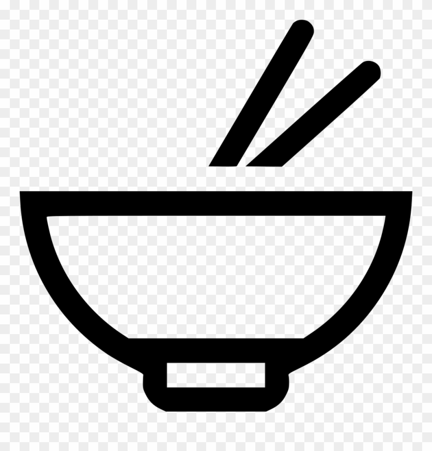 Food Bowl Noodle Chopstick Comments Clipart