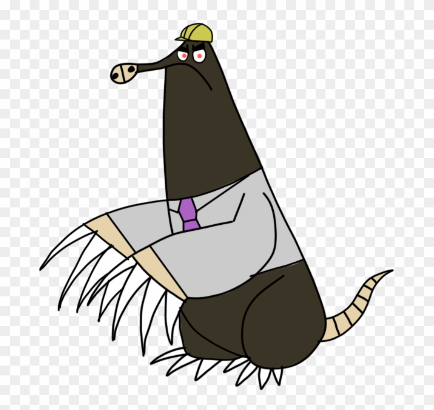 Construction Worker Mole Clipart