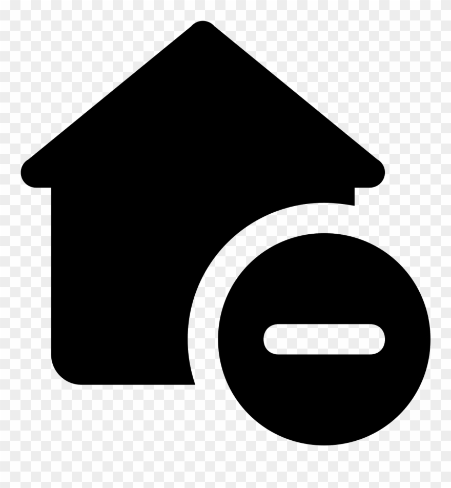 Smart Home Remove Icon Clipart