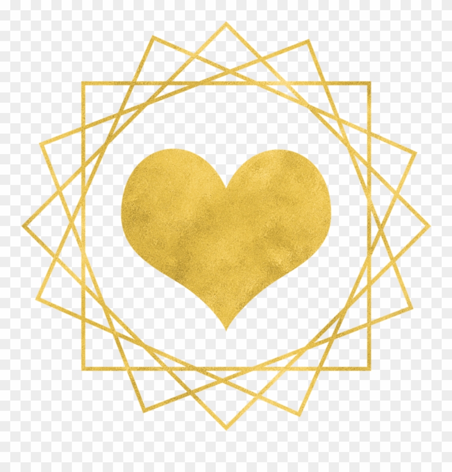 Gold Heart Symbol Clipart