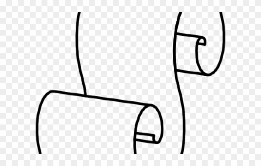 Scroll Clipart Plain - Png Download