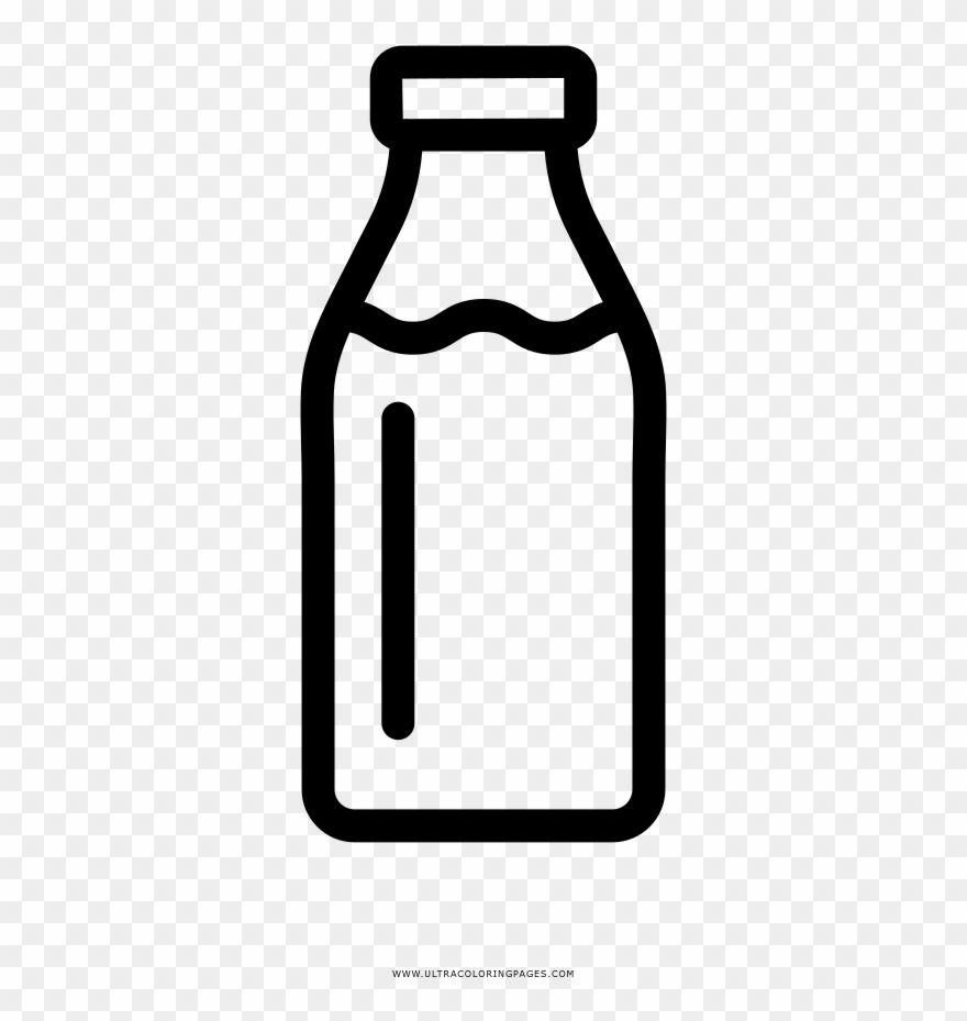 Bottle Of Milk Coloring Page Clipart