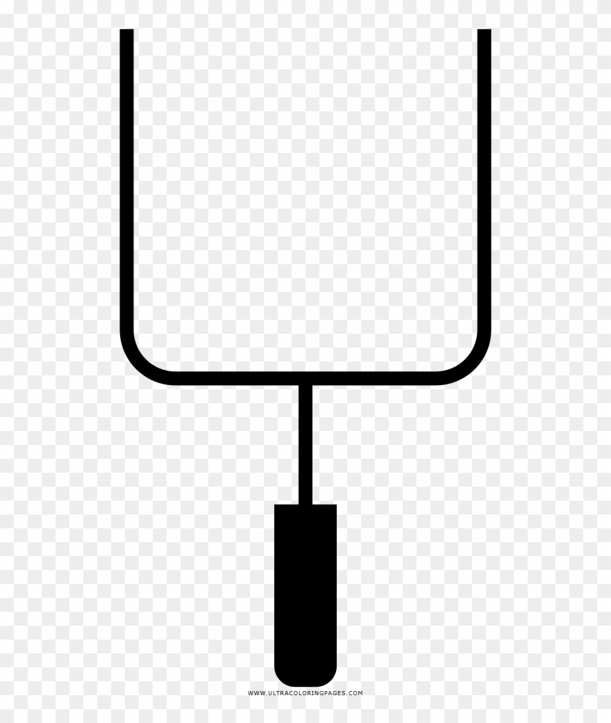 Field Goal Post Coloring Page Clipart