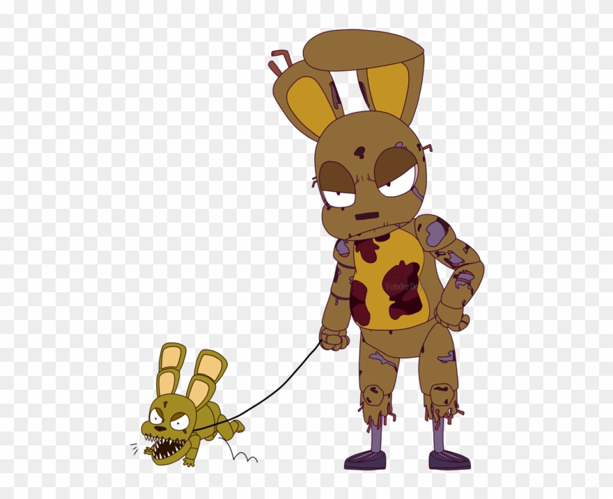 Do You Still Draw Springtrap By Vonderdevil Clipart 2912556