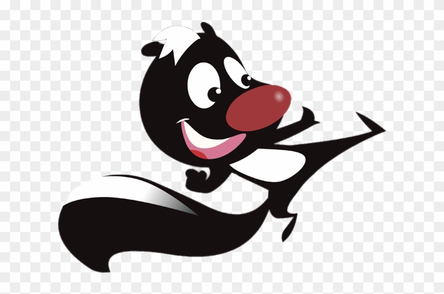 Skunk Fu Kicking Clipart