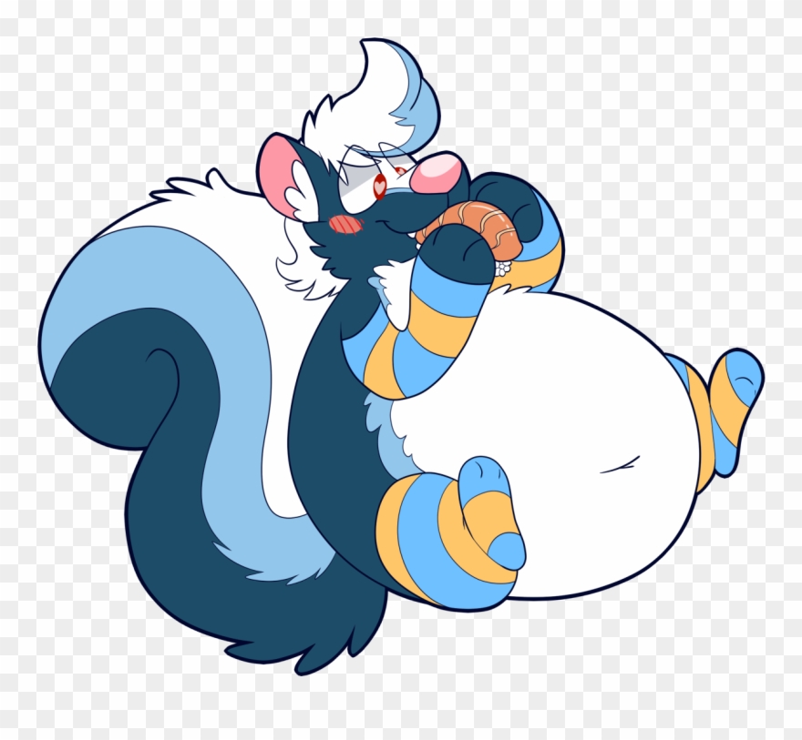 [c] Sushi Skunk Clipart