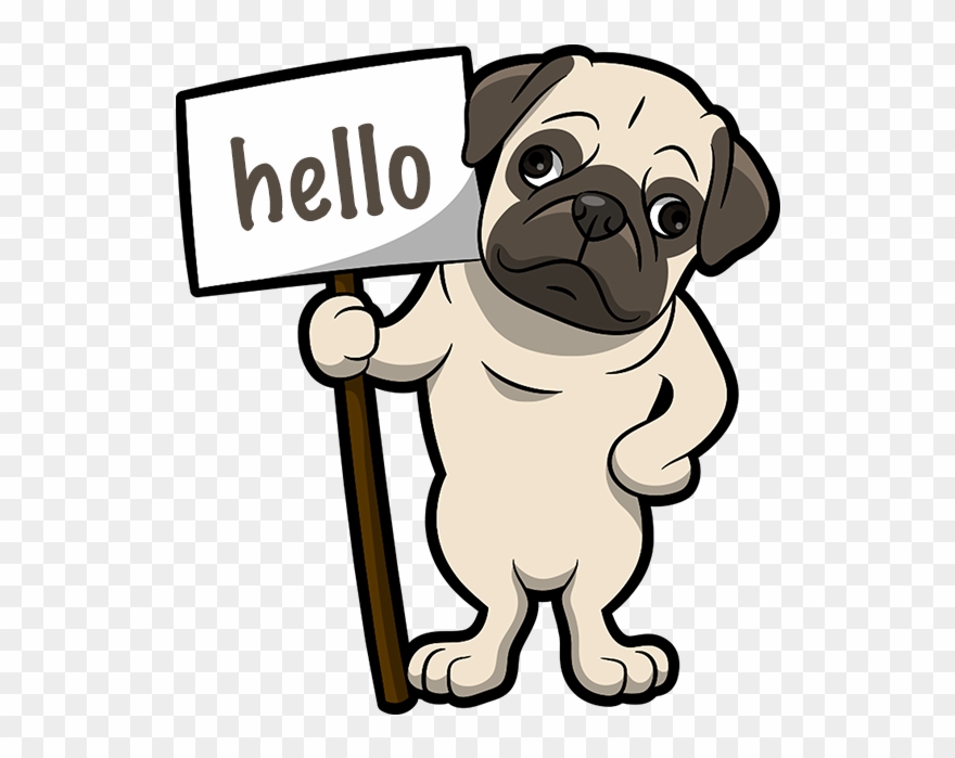 Pug Emoji & Sticker Messages Sticker-6 Clipart