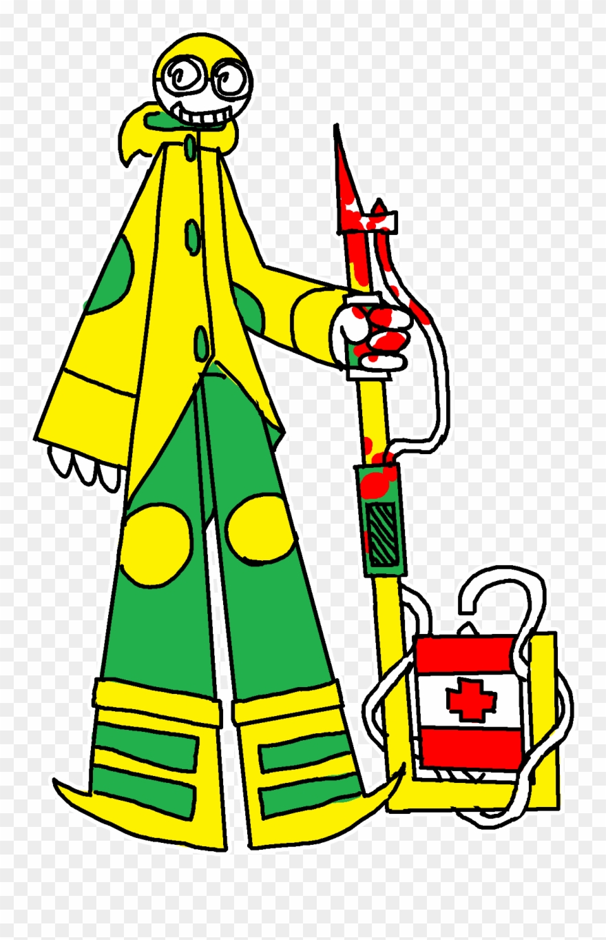 A Hazmat Scientist Who Also Works At What Totally Isnt Clipart