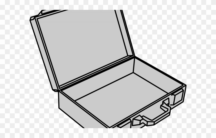 Suitcase Clipart Empty - Png Download