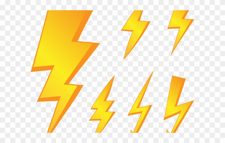Drawn Lightning Illustrator Clipart