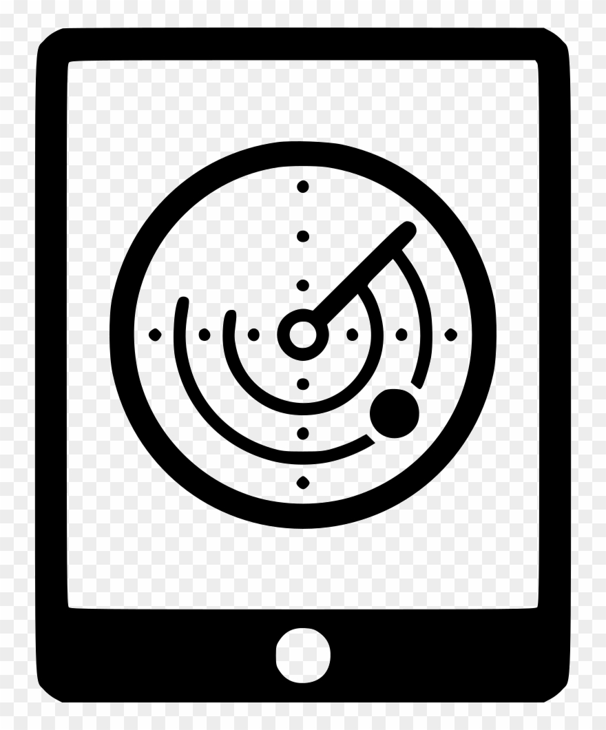 Mobile Radar Comments Clipart