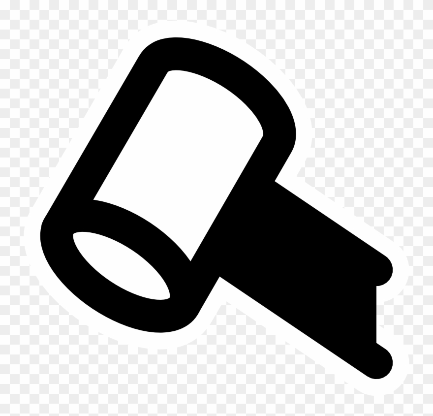 Clipart - Mono Auction - Png Download