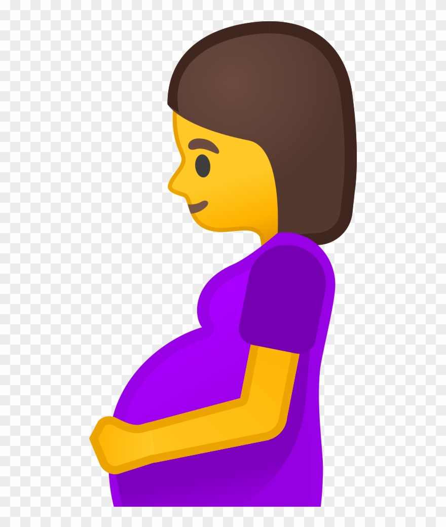 Pregnant Woman Icon Clipart
