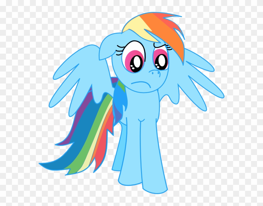 Dashie Disappointed Clipart