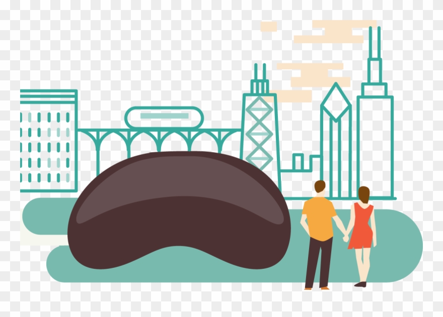 Chicago Is Home To Stunning Skyskapes And Leasurely Clipart