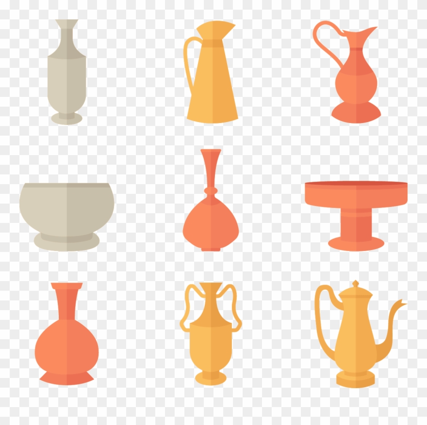 Vase Painting Clipart Cup - Png Download