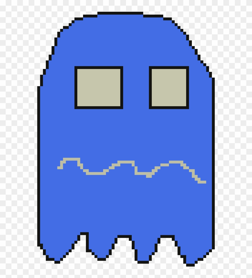 Pixel Clipart Pacman Ghost - Png Download
