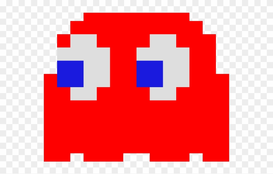Pixel Clipart Pacman Ghost - Png Download