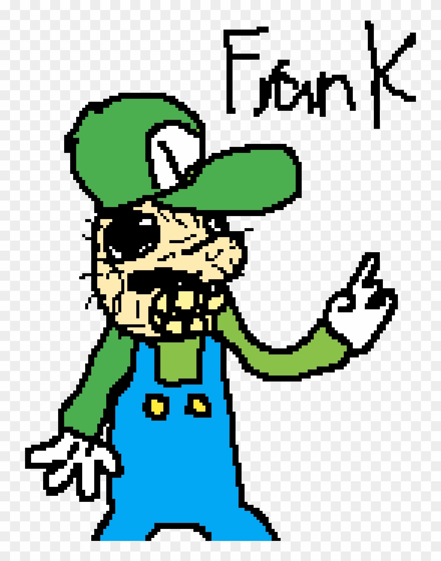 Luigi On Crack Clipart