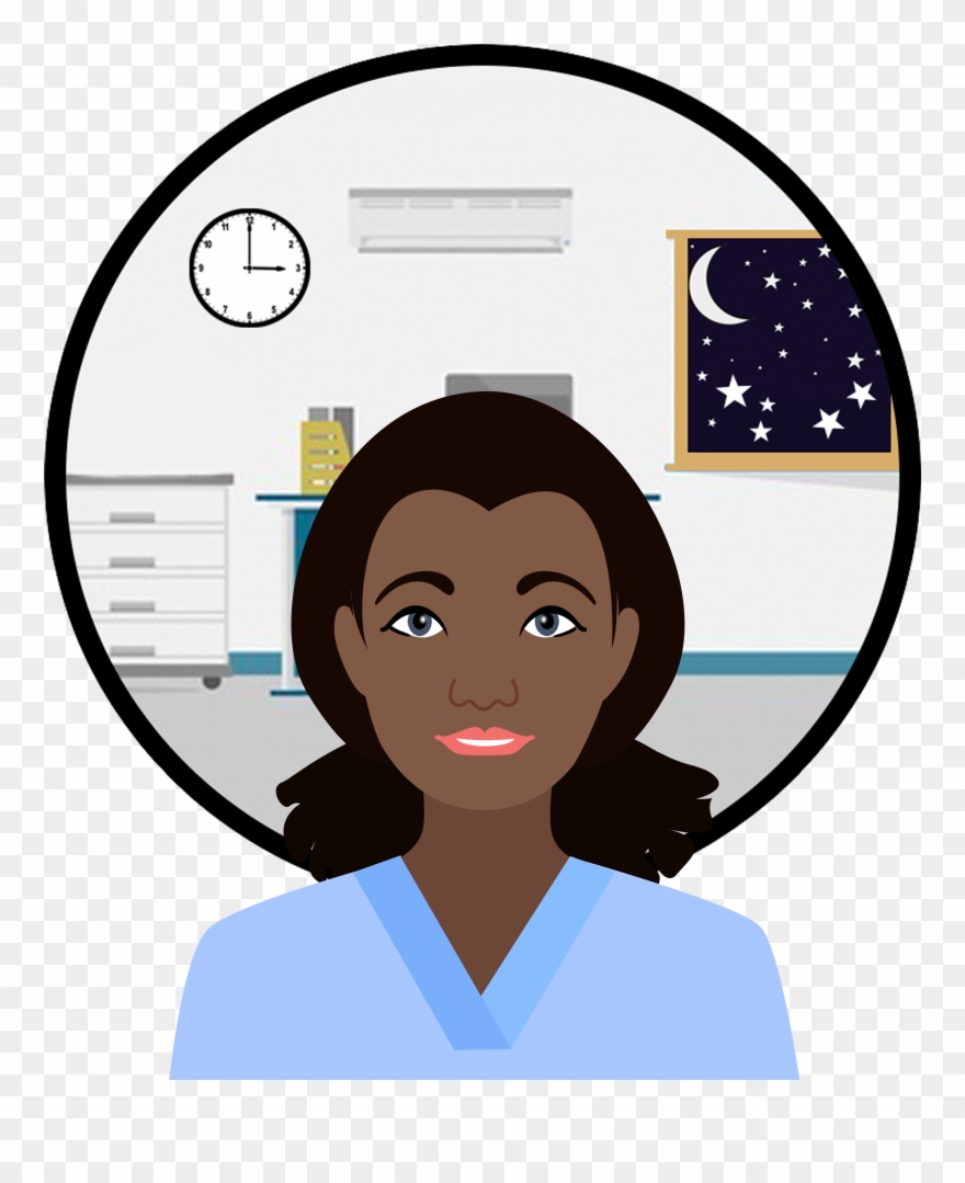 Full Time Locum Nurse Clipart