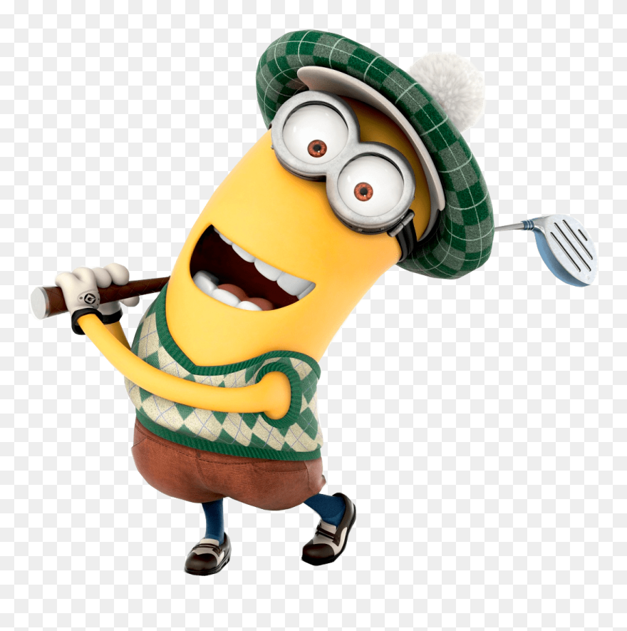 Minion Golfer Clipart