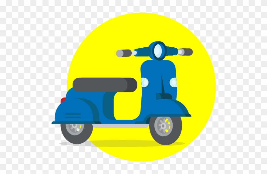 Scooter Vector Two Wheeler Clipart
