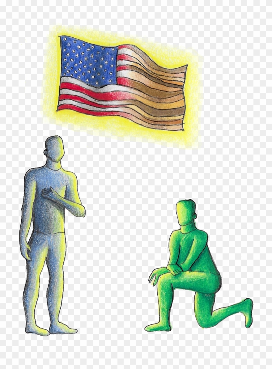 Kneeling During The National Anthem Clipart