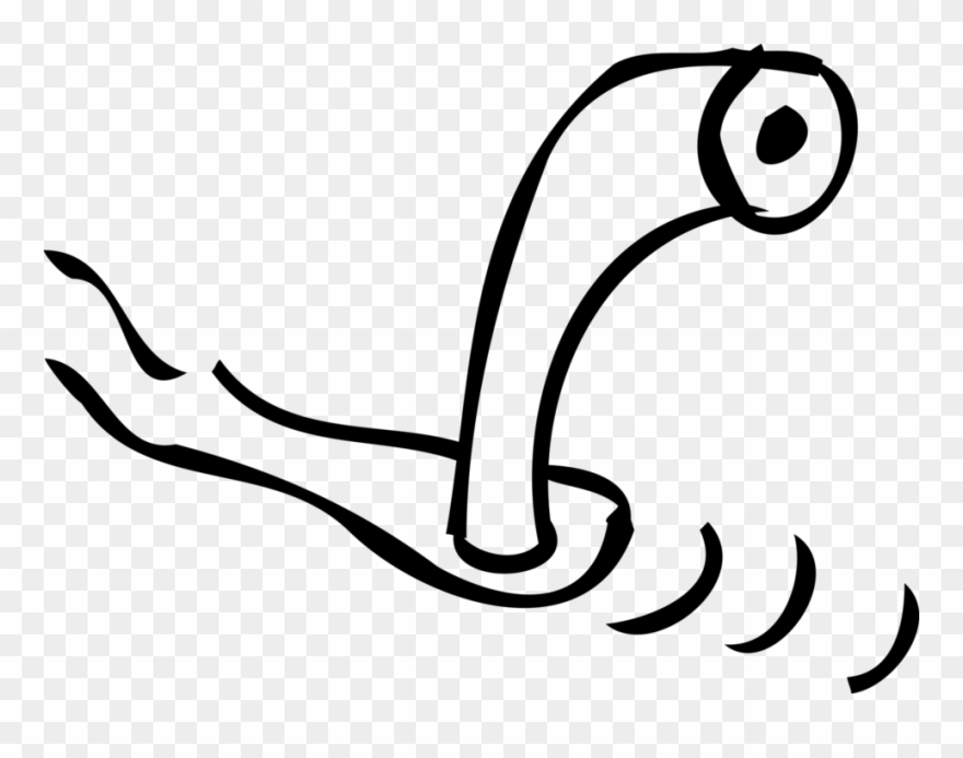 Vector Illustration Of Submersible Under The Sea Submarine Clipart