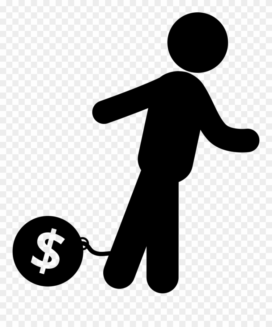Prisoner Man With Money Fetter And Ball Comments Clipart