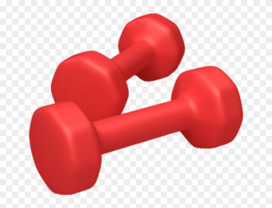 Download Red Dumbbells Png Images Background Clipart
