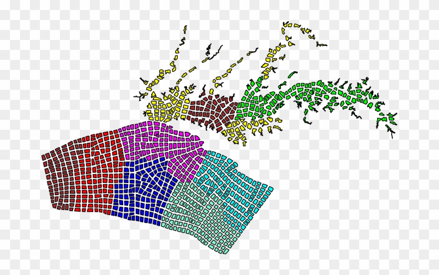 The Pslg Representing The Outline Of The Chesapeake Clipart