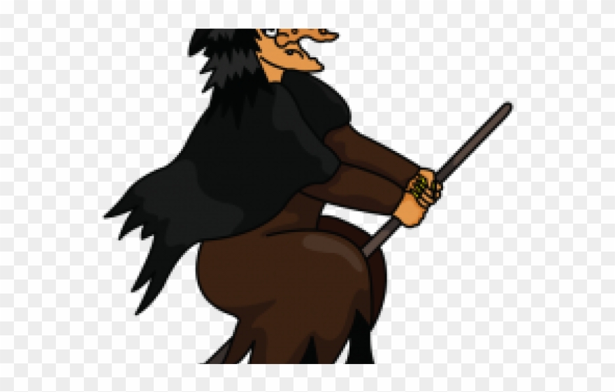 Drawn Witch Broom Drawing Clipart