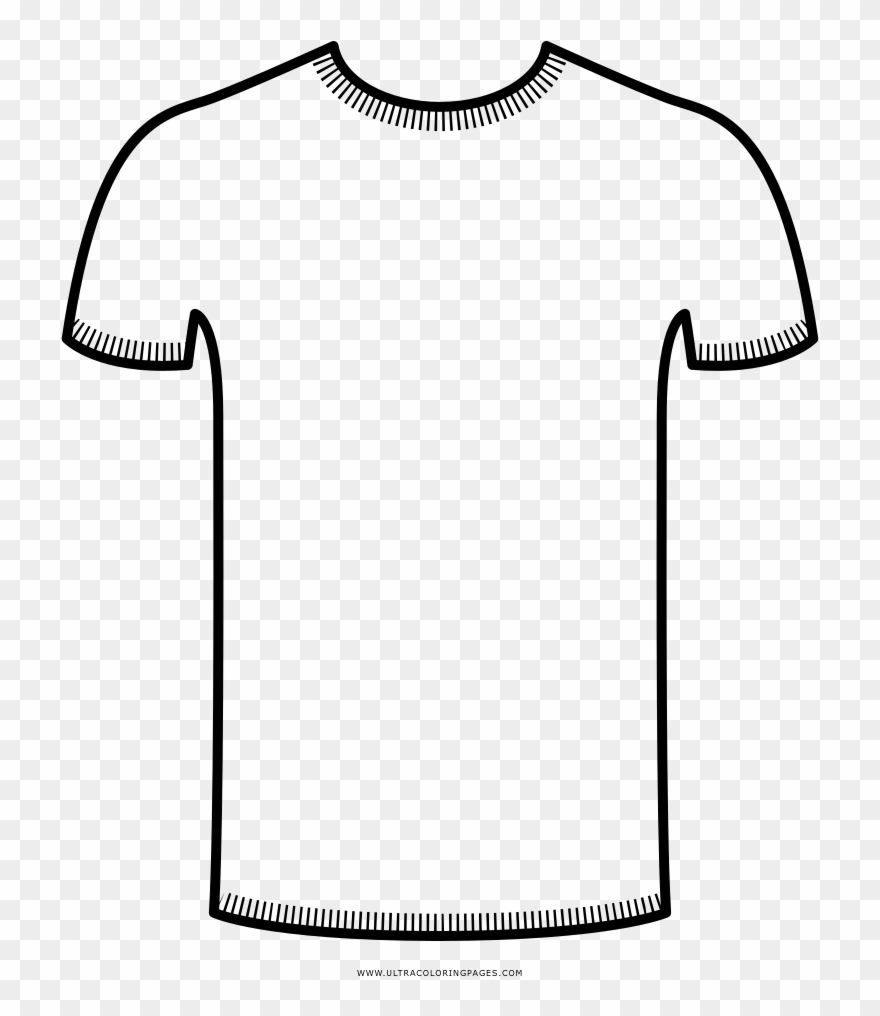 White T Shirt Page Clipart