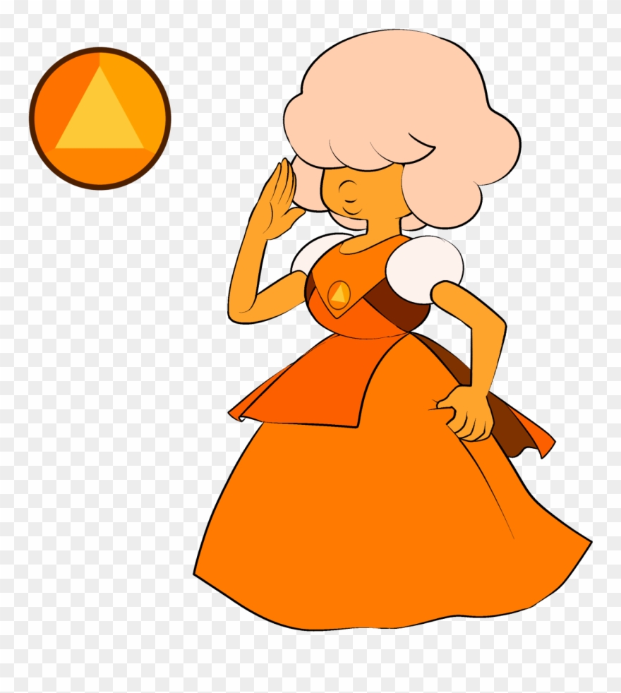 Gems Clipart Orange Gem - Png Download