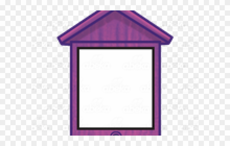 Bird House Clipart Purple - Png Download