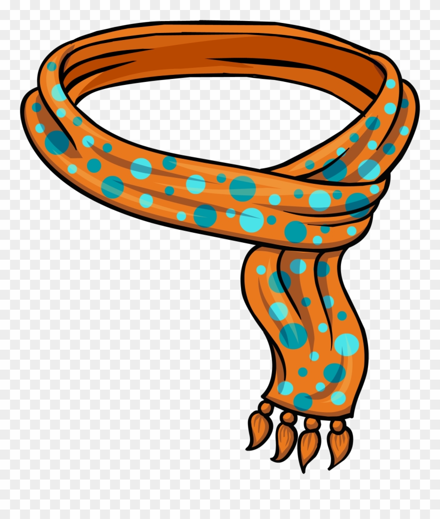 Seeing Spots Scarf Clipart