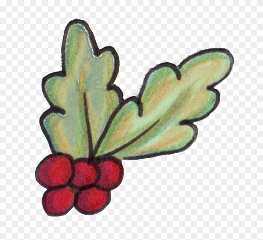 Hand Painted Bunch Of Wild Fruit Png Transparent Clipart