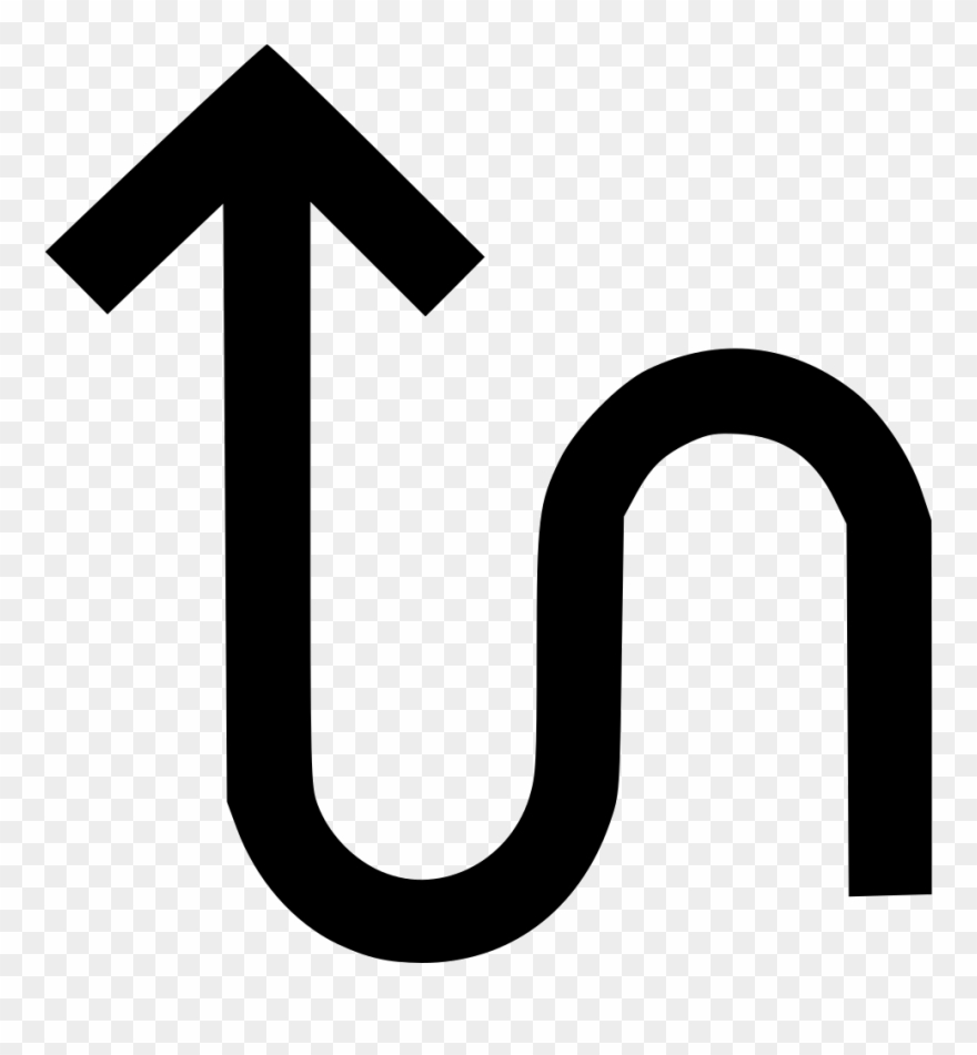 Up Straight Zigzag Way Sign Comments Clipart