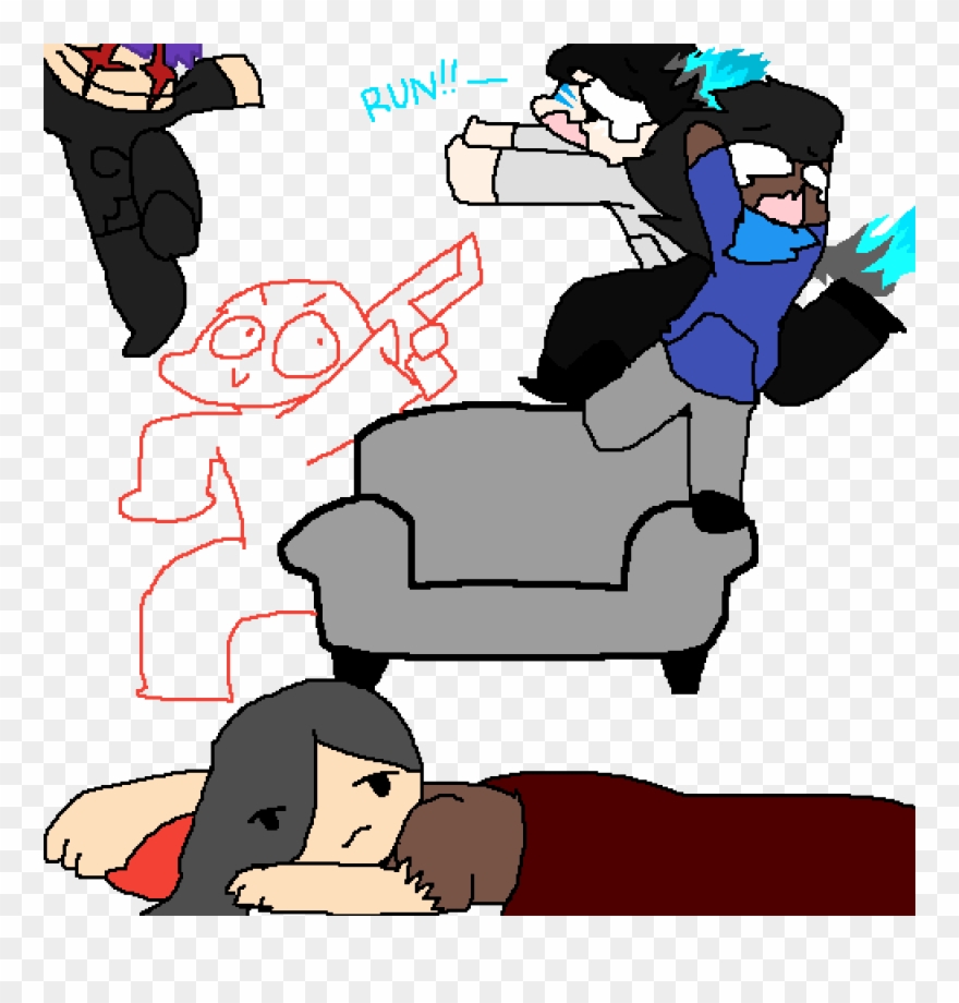 Sleepover Gone Wrong Clipart