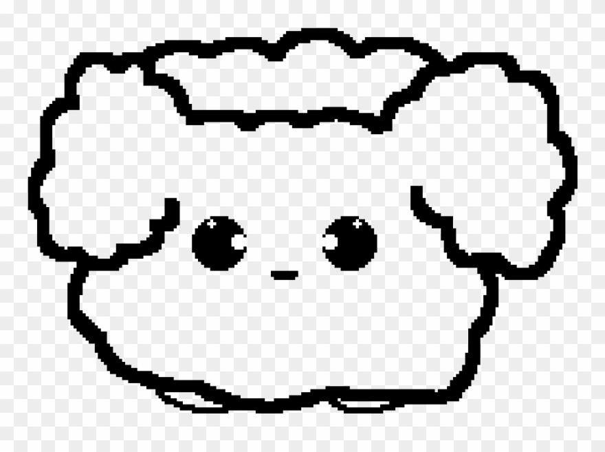 Fluffy Marshmallow Dog Base Clipart