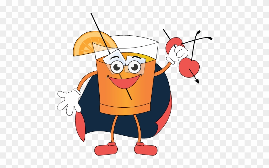 Happy Hour Hero Clipart