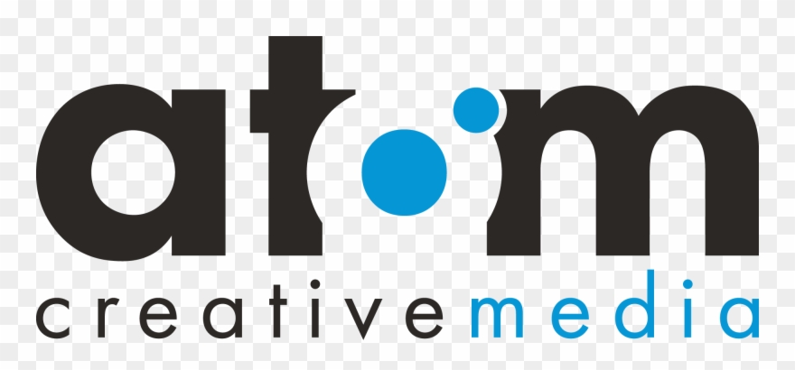 Atom Creative Media Logo For Website Design & Branding Clipart