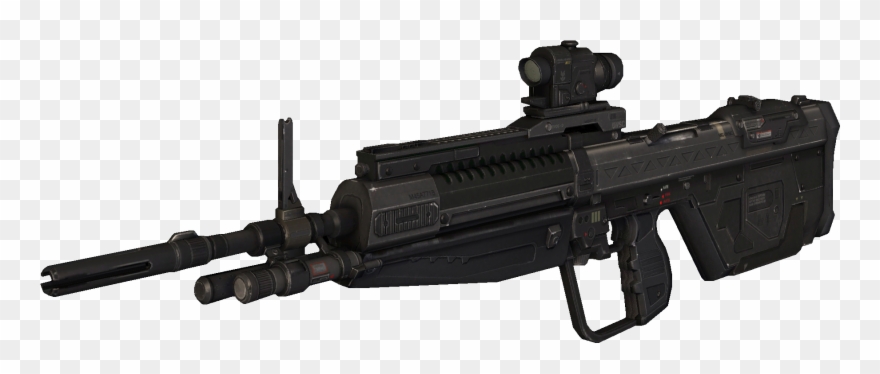 Machine Gun Clipart Profile - Png Download