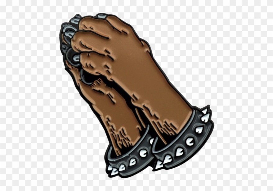 'praying Paws' Lapel Pin Hutchla Clipart