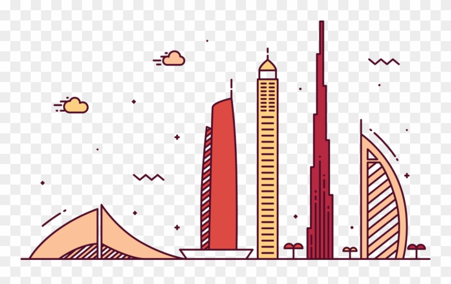 Burj Al Arab Png Painting Clipart