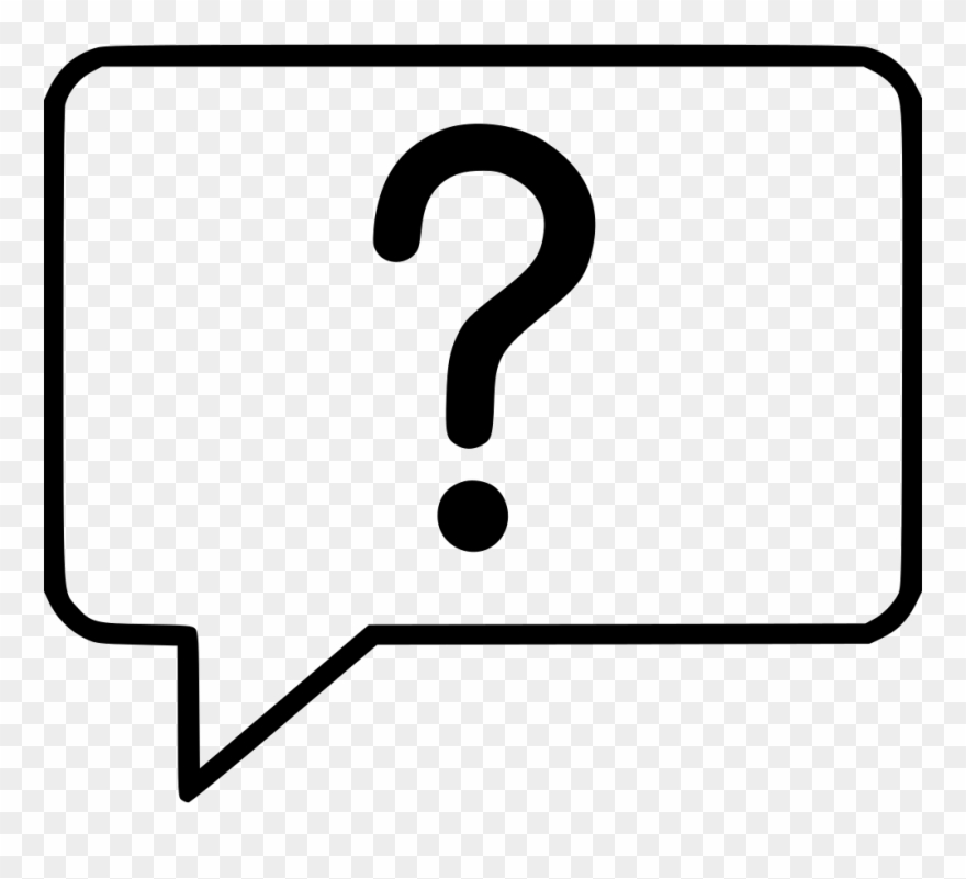 Question Mark Comments Clipart